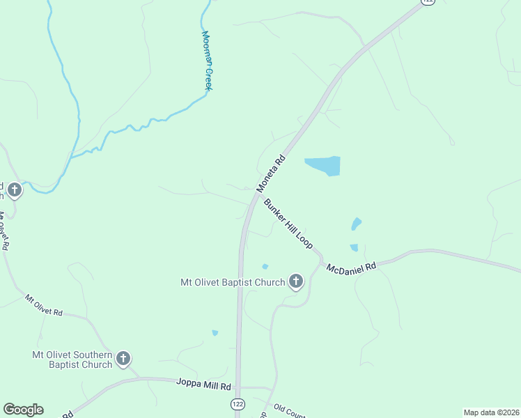 map of restaurants, bars, coffee shops, grocery stores, and more near 1081-1105 Bunker Hill Loop in Bedford