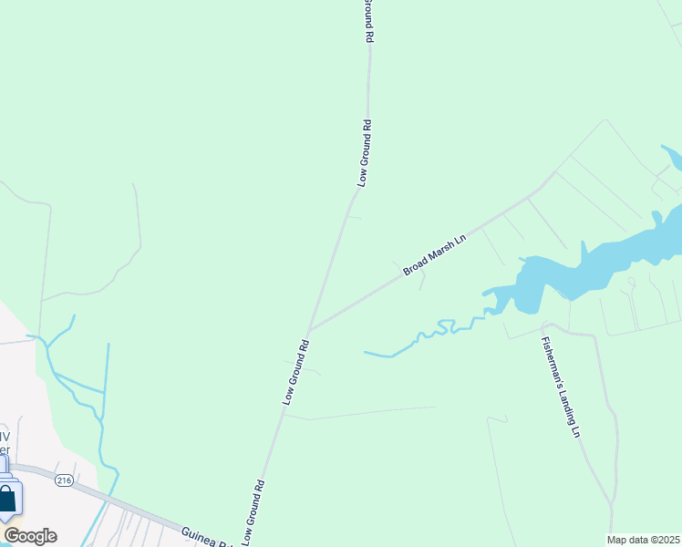 map of restaurants, bars, coffee shops, grocery stores, and more near 2655 Low Ground Road in Gloucester County