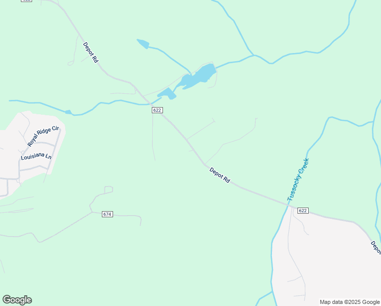 map of restaurants, bars, coffee shops, grocery stores, and more near 2272 Depot Road in Rustburg