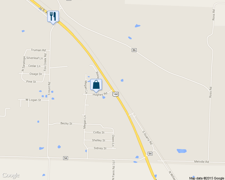 map of restaurants, bars, coffee shops, grocery stores, and more near 785 Hughes Rd in Willard