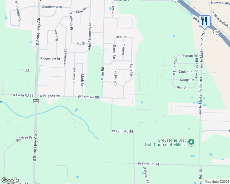 map of restaurants, bars, coffee shops, grocery stores, and more near in Willard