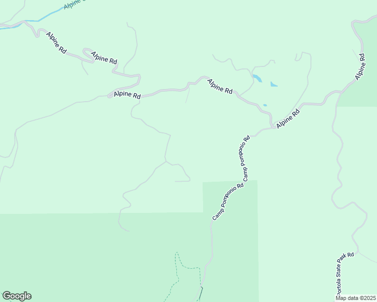 map of restaurants, bars, coffee shops, grocery stores, and more near 151 Alpine Oaks Road in La Honda