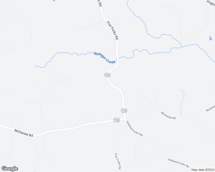 map of restaurants, bars, coffee shops, grocery stores, and more near 2699 Five Forks Road in Bedford