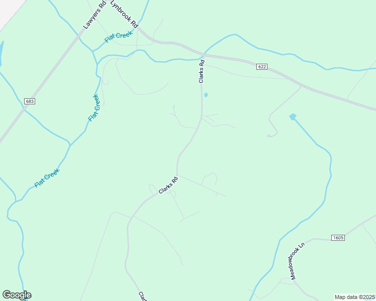 map of restaurants, bars, coffee shops, grocery stores, and more near 2915 Clarks Road in Rustburg