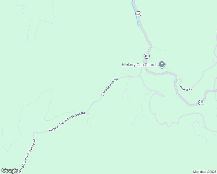 map of restaurants, bars, coffee shops, grocery stores, and more near 383 Trace Branch Road in Krypton