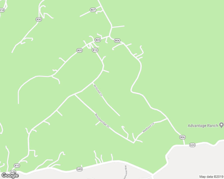 map of restaurants, bars, coffee shops, grocery stores, and more near 4346 McDowell Court in Blacksburg