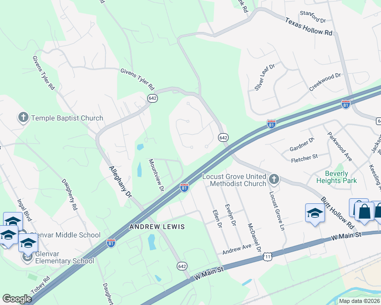map of restaurants, bars, coffee shops, grocery stores, and more near 4829 Celtic Cir in Salem