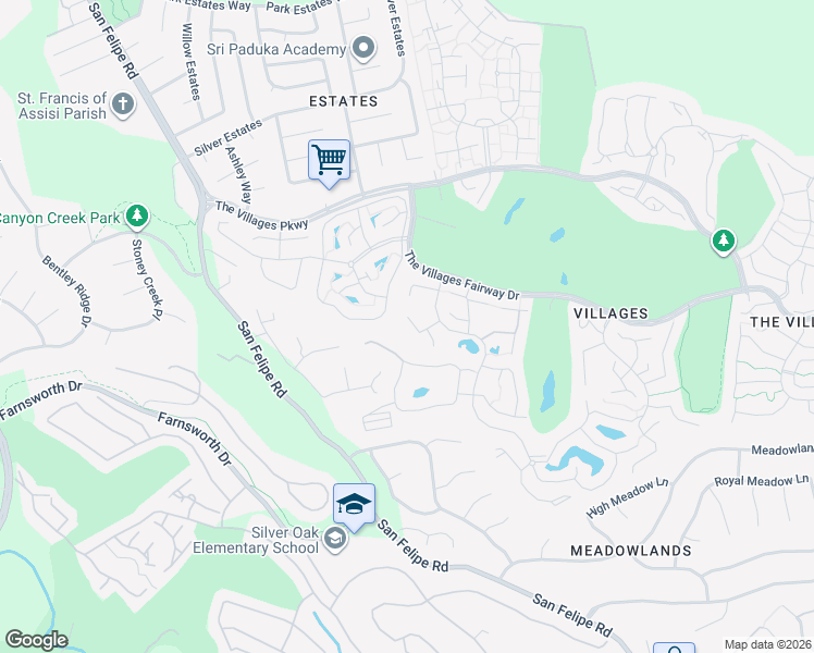 map of restaurants, bars, coffee shops, grocery stores, and more near 6277 Blauer Lane in San Jose