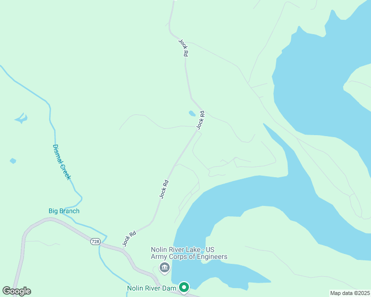 map of restaurants, bars, coffee shops, grocery stores, and more near Unnamed Road in Bee Spring