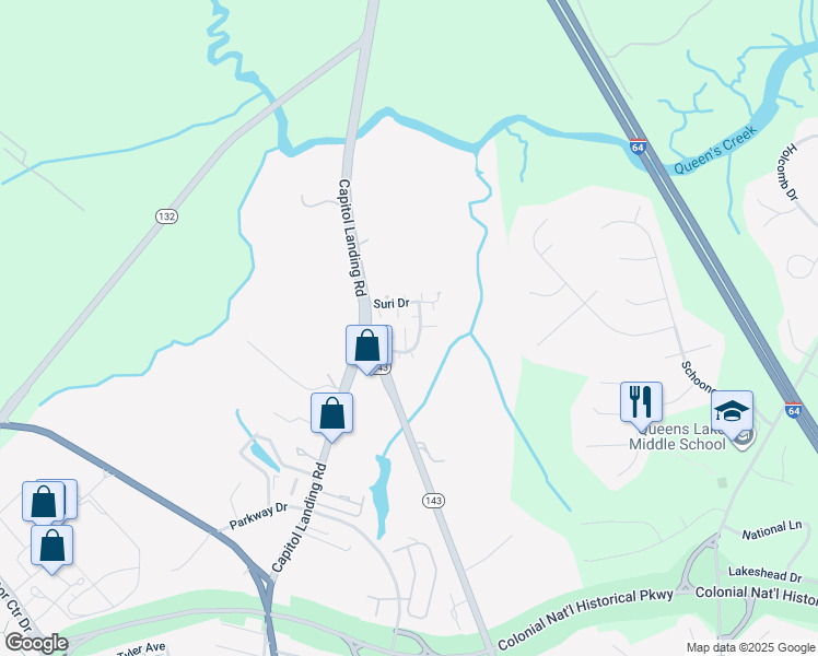 map of restaurants, bars, coffee shops, grocery stores, and more near 412 Shaindel in Williamsburg