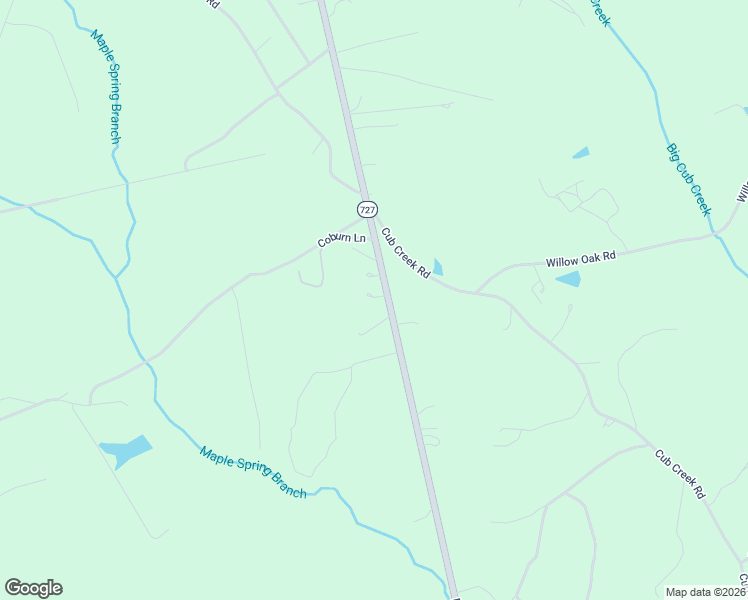 map of restaurants, bars, coffee shops, grocery stores, and more near 6113 Red House Road in Appomattox