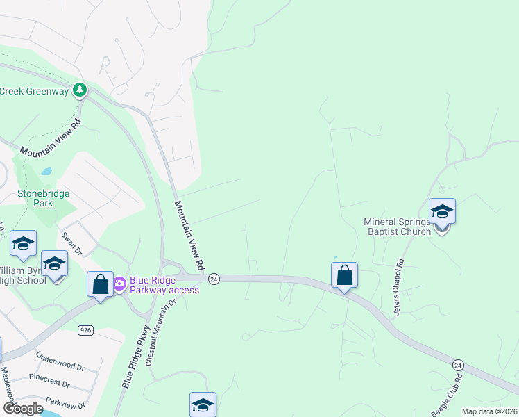 map of restaurants, bars, coffee shops, grocery stores, and more near 2892 Rhodes Avenue in Vinton