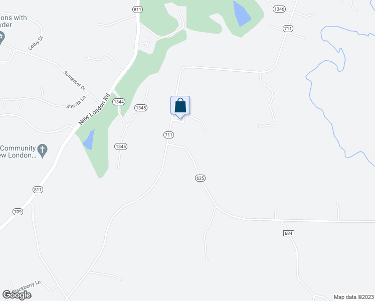 map of restaurants, bars, coffee shops, grocery stores, and more near 2127 Austin Mill Road in Evington