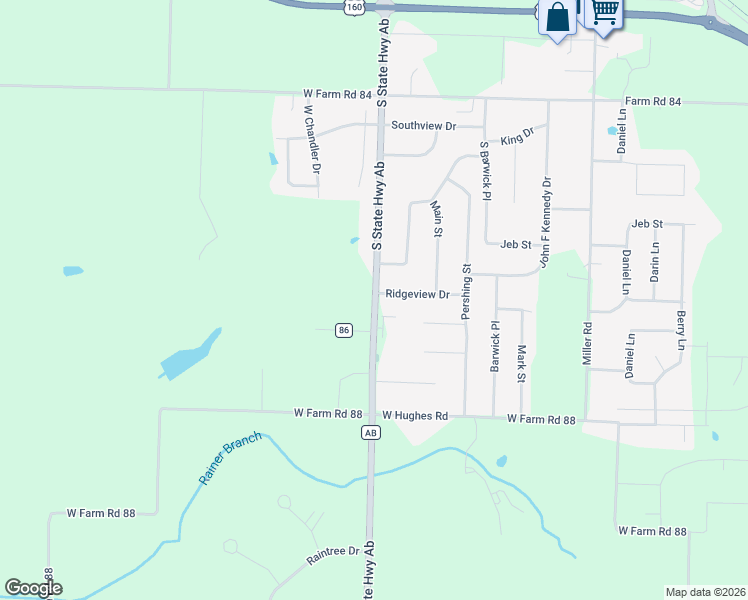 map of restaurants, bars, coffee shops, grocery stores, and more near 803 South State Highway Ab in Willard