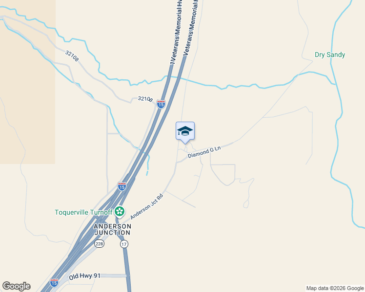 map of restaurants, bars, coffee shops, grocery stores, and more near in Toquerville