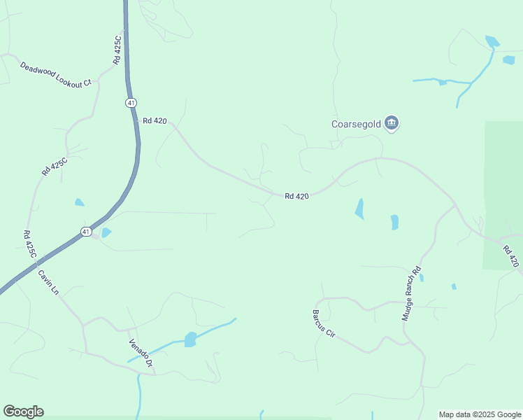 map of restaurants, bars, coffee shops, grocery stores, and more near 49760 Sundance Place in Coarsegold