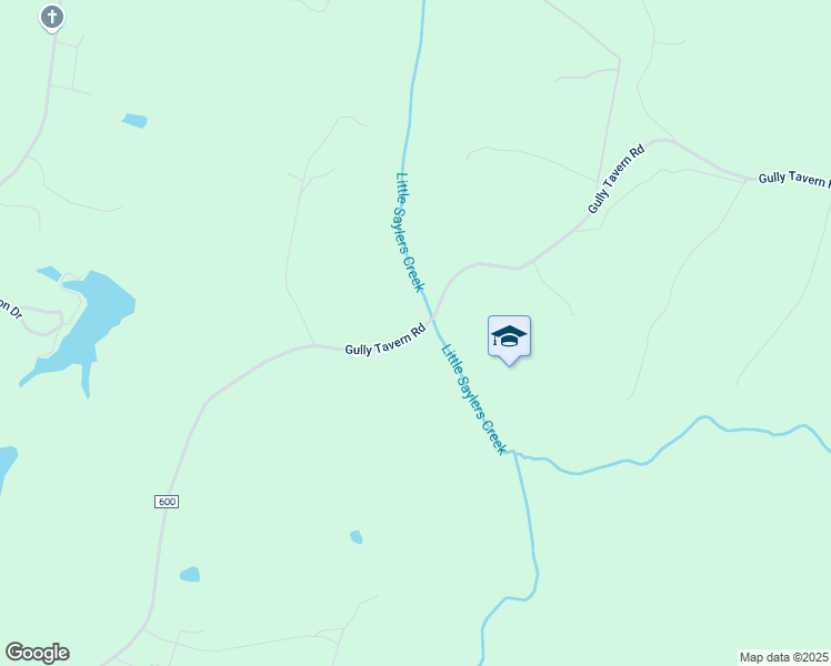 map of restaurants, bars, coffee shops, grocery stores, and more near County Road 600 in Rice