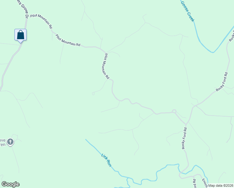 map of restaurants, bars, coffee shops, grocery stores, and more near 2068 Pilot Mountain Road in Moneta