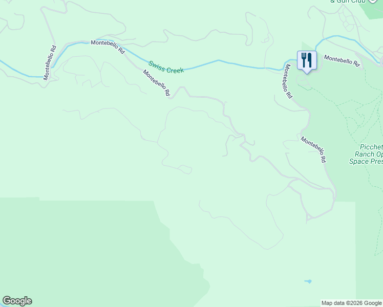 map of restaurants, bars, coffee shops, grocery stores, and more near 15060 Montebello Road in Cupertino