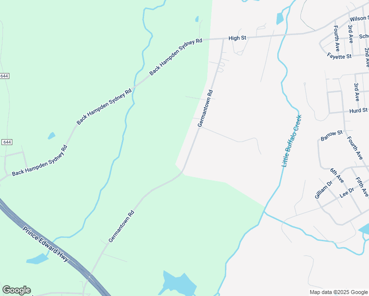 map of restaurants, bars, coffee shops, grocery stores, and more near 700 Germantown Road in Farmville