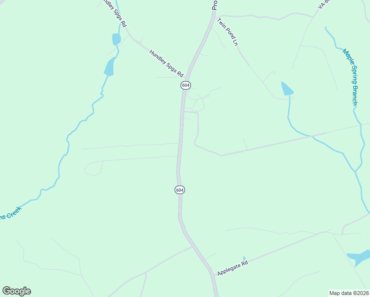 map of restaurants, bars, coffee shops, grocery stores, and more near State Route 604 in Appomattox