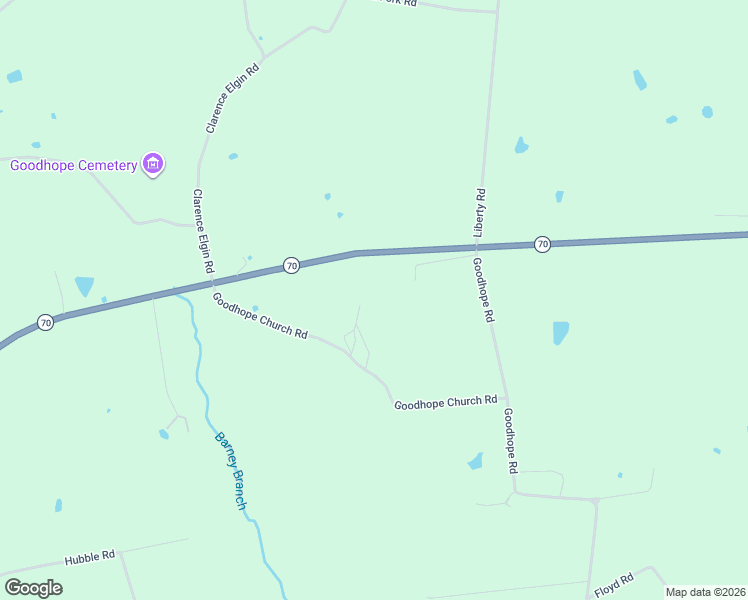 map of restaurants, bars, coffee shops, grocery stores, and more near 426 Goodhope Church Road in Eubank