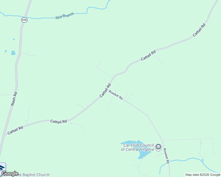 map of restaurants, bars, coffee shops, grocery stores, and more near 9525 Cattail Road in Chesterfield