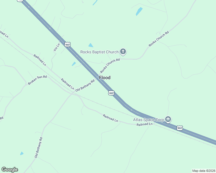 map of restaurants, bars, coffee shops, grocery stores, and more near 16521 U.S. 460 in Pamplin