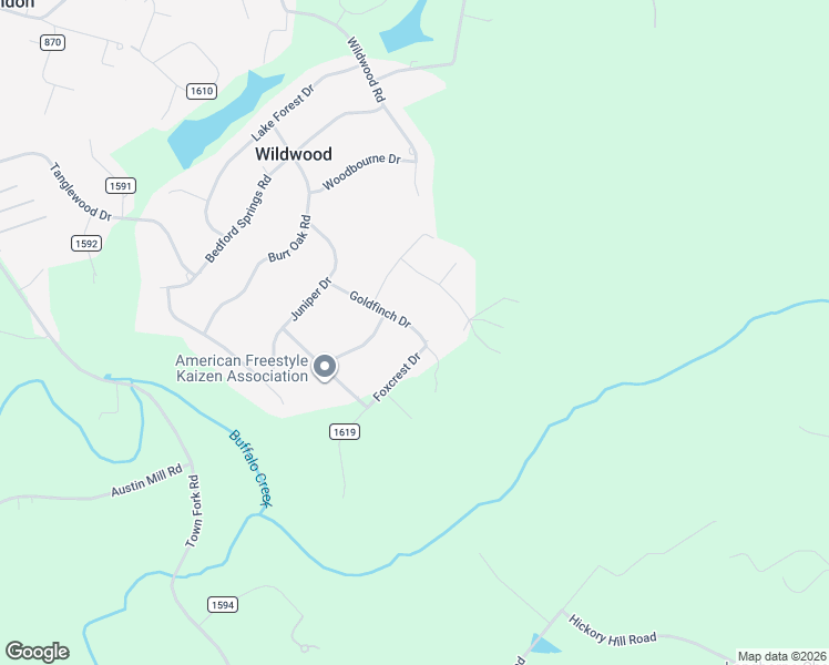map of restaurants, bars, coffee shops, grocery stores, and more near 11 Goldfinch Drive in Lynchburg