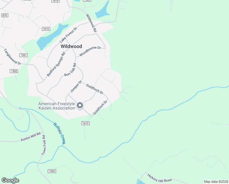 map of restaurants, bars, coffee shops, grocery stores, and more near 11 Goldfinch Drive in Lynchburg