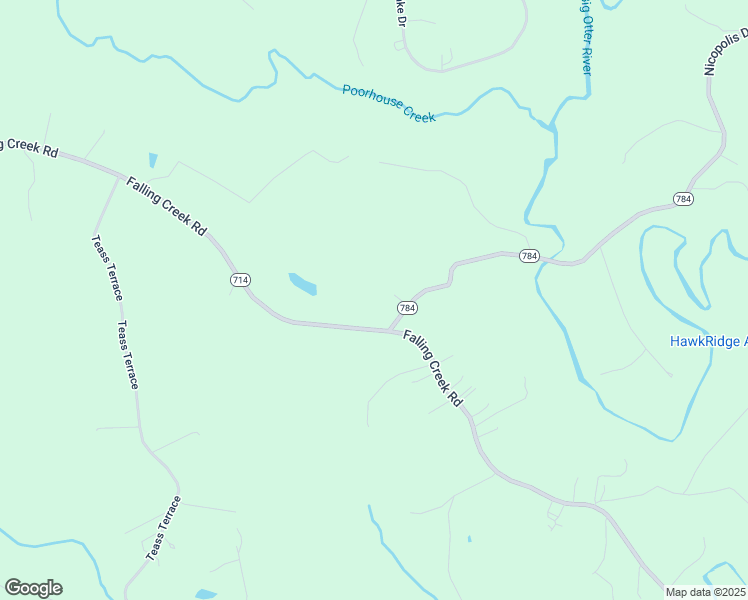 map of restaurants, bars, coffee shops, grocery stores, and more near 4200 Falling Creek Road in Bedford