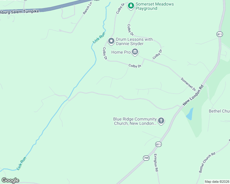 map of restaurants, bars, coffee shops, grocery stores, and more near 1080 Remington Road in Forest