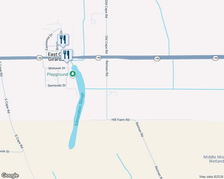 map of restaurants, bars, coffee shops, grocery stores, and more near Bader Lane in McClure