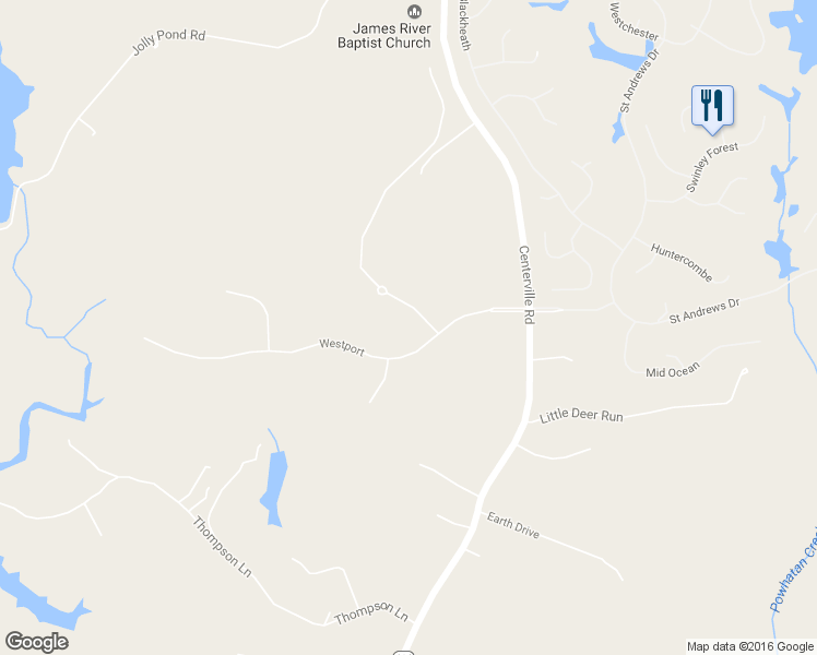 map of restaurants, bars, coffee shops, grocery stores, and more near 3420 Westport in Williamsburg