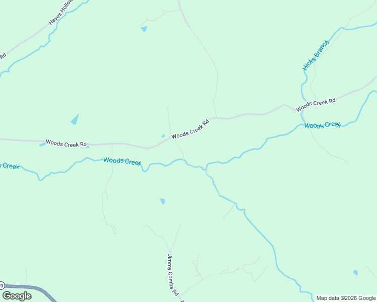 map of restaurants, bars, coffee shops, grocery stores, and more near 2902 Woods Creek Road in Liberty
