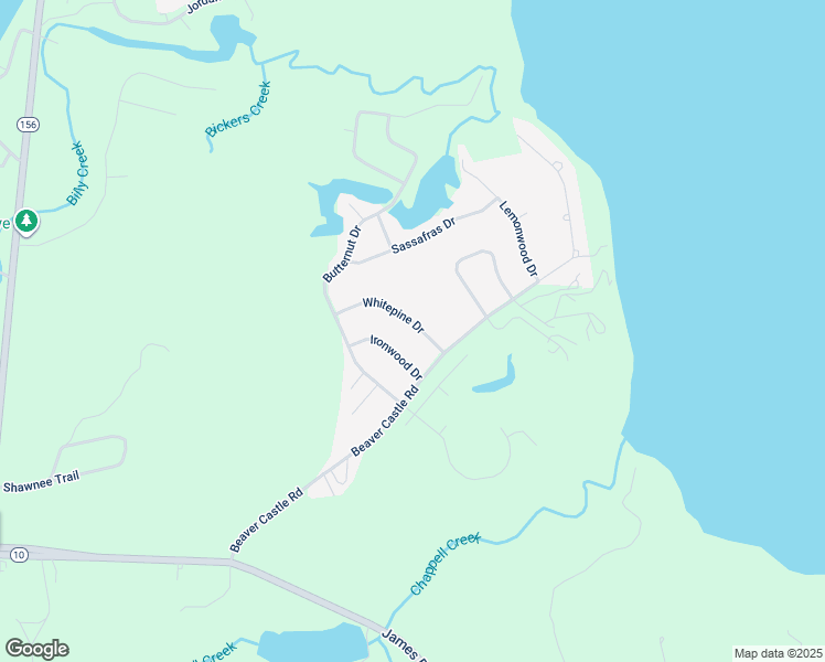map of restaurants, bars, coffee shops, grocery stores, and more near 11013 Whitepine Drive in Hopewell