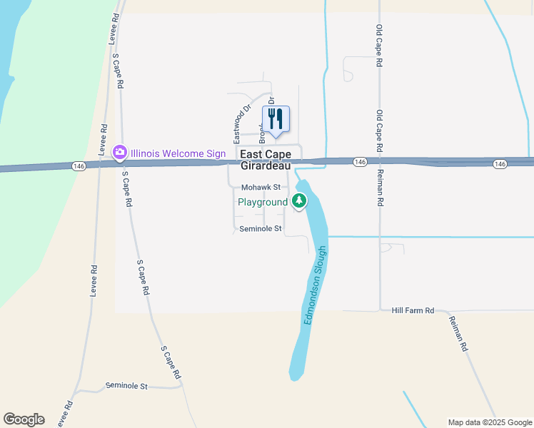 map of restaurants, bars, coffee shops, grocery stores, and more near 61 Chickasaw Drive in McClure