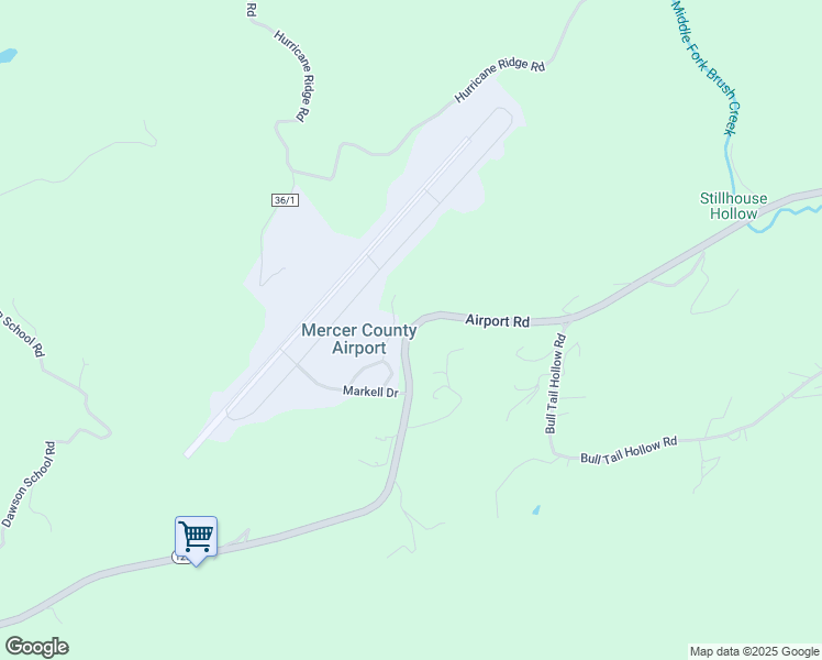 map of restaurants, bars, coffee shops, grocery stores, and more near West Virginia 123 in Bluewell