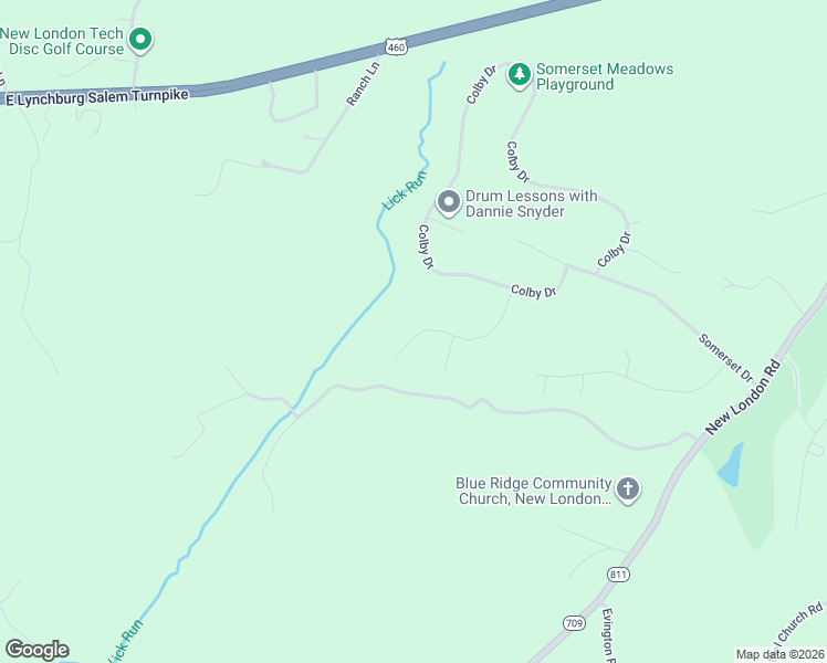 map of restaurants, bars, coffee shops, grocery stores, and more near 1316 Carlton Place in Forest