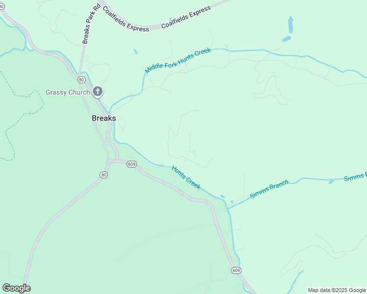 map of restaurants, bars, coffee shops, grocery stores, and more near 1239 Country Meadows Road in Breaks