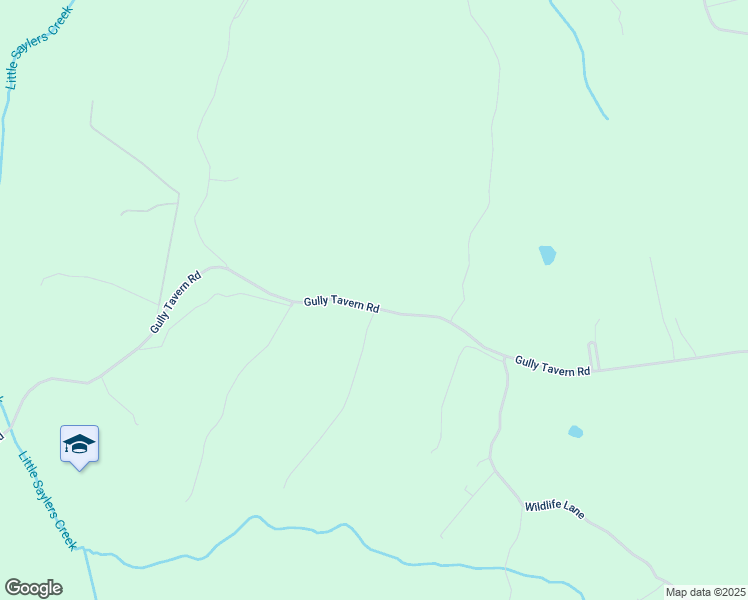 map of restaurants, bars, coffee shops, grocery stores, and more near 2621 Gully Tavern Road in Rice