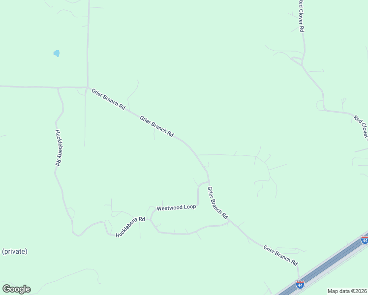map of restaurants, bars, coffee shops, grocery stores, and more near Grier Branch Road in Strafford