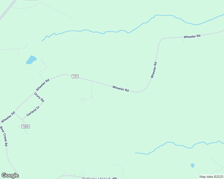 map of restaurants, bars, coffee shops, grocery stores, and more near 1055 Wheeler Road in Lynchburg