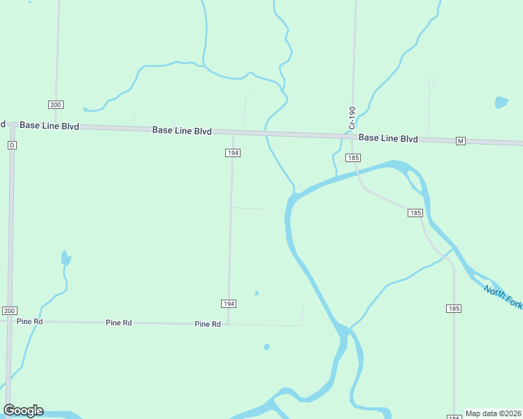 map of restaurants, bars, coffee shops, grocery stores, and more near 16866-16878 County Road 194 in Jasper