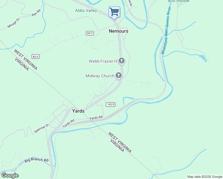 map of restaurants, bars, coffee shops, grocery stores, and more near in 