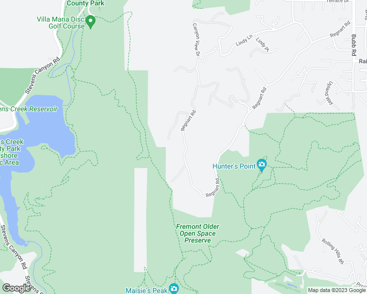 map of restaurants, bars, coffee shops, grocery stores, and more near 22338 Regnart Road in Cupertino