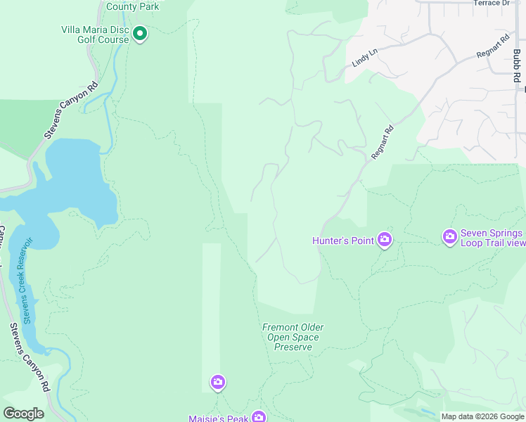 map of restaurants, bars, coffee shops, grocery stores, and more near 22338 Regnart Road in Cupertino