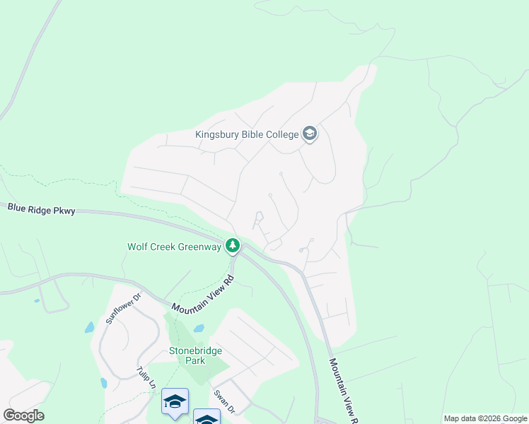 map of restaurants, bars, coffee shops, grocery stores, and more near 2305 Stone Creek Path in Vinton
