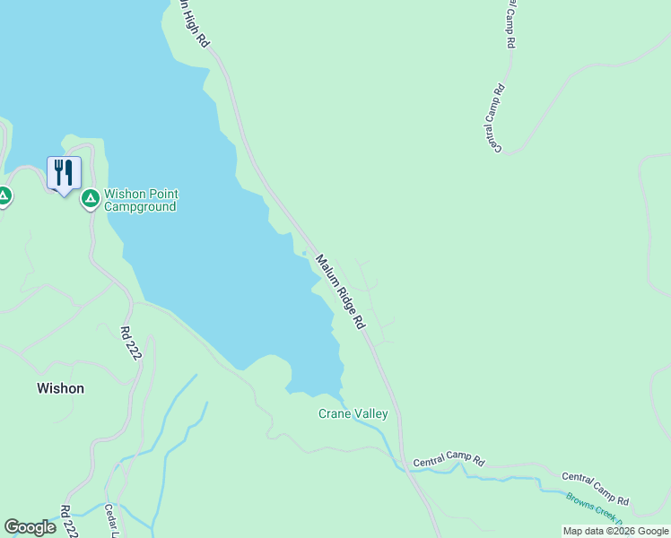 map of restaurants, bars, coffee shops, grocery stores, and more near 37744 Shoreline Drive in Bass Lake