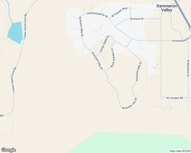 map of restaurants, bars, coffee shops, grocery stores, and more near 384 Sundial Ridge Circle in Dammeron Valley